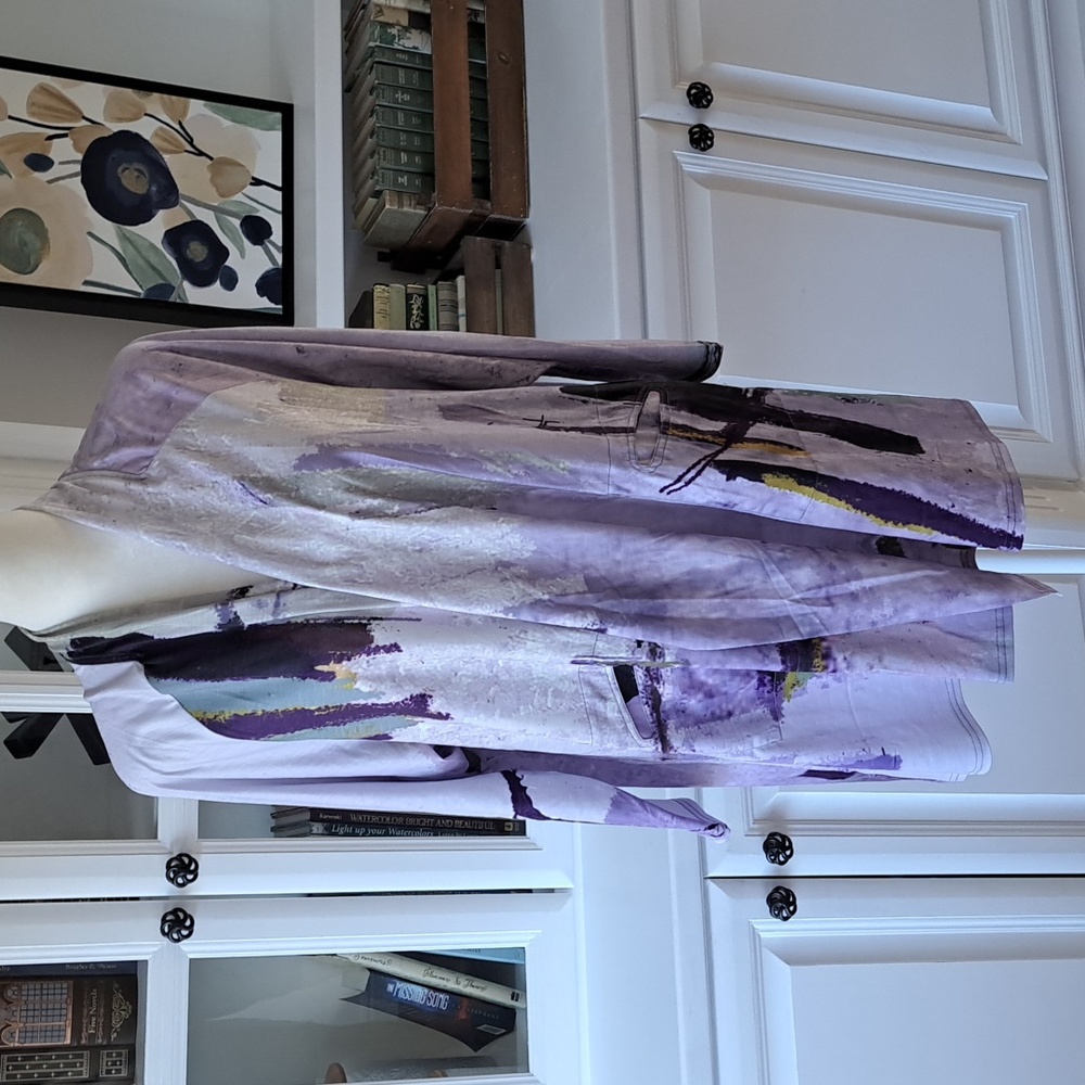 3 Potato Open Cardigan - Colors: Lavenders, Greens, Browns - Size: S